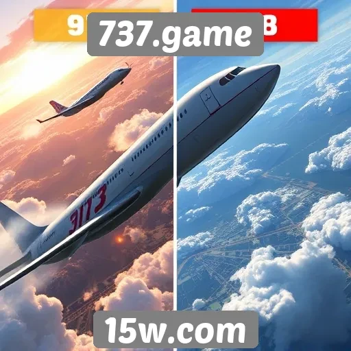Comparativo de gráficos entre jogos populares e 737.game
